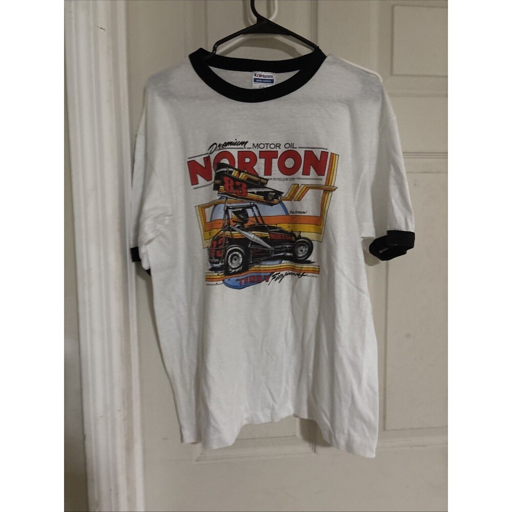 Vintage 90s Teddy Fitzsimmons Racing Shirt  XL
